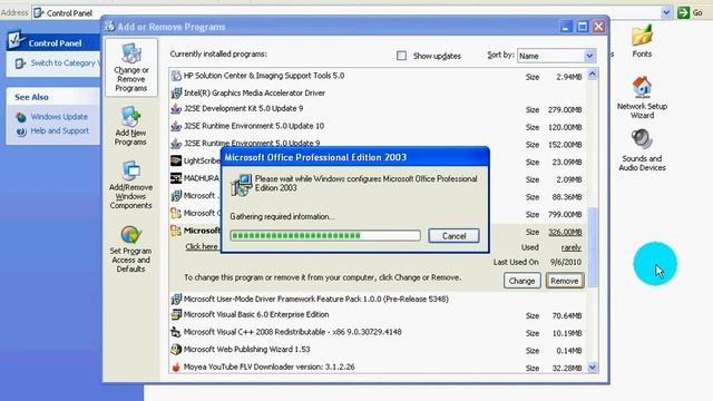 Uninstalling MS Office 2003 смотреть онлайн