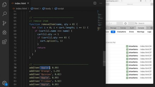07 Shopping cart remove item 2 смотреть онлайн