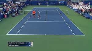 Tennis Most «BIZARRE» Doubles Match You've NEVER Seen Before! (Dustin Brown & Benoit Paire Team Up)
