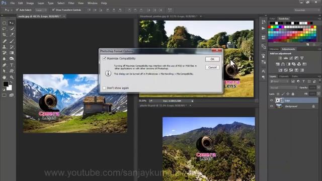 #66 Linked and Embedded smart objects in adobe Photoshop смотреть онлайн
