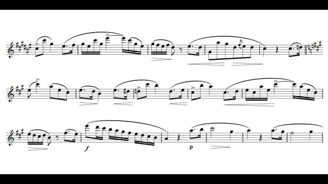 Concone 25 No.19 - Solo Eb Clarinet смотреть онлайн