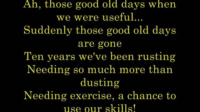 Be Our Guest lyrics смотреть онлайн