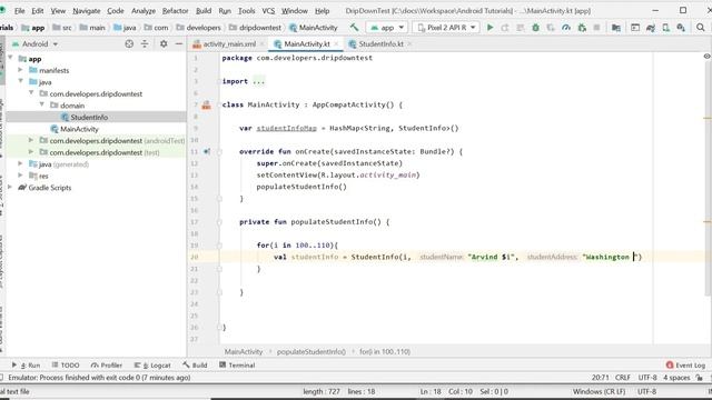 16# Android Studio Tutorials | Android Drop Down List| Create a spinner drop-down list смотреть онлайн
