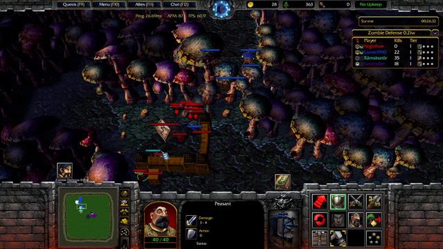 【WarCraft 3】Zombie Defense v0.21w ► Game 43 (Commandant) ★ Normal | Lava (10 Minutes) ║#288║ смотреть онлайн