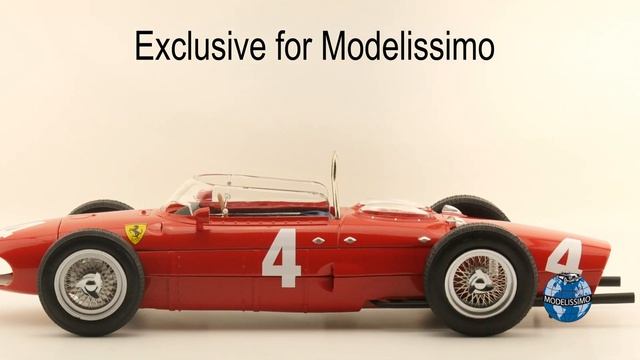 Modelissimo: CMR Ferrari 156 Sharknose Winner GP England 1961 Graf Berghe v. Trips 1/18 смотреть онлайн