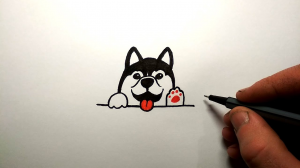 Как просто нарисовать Хаски