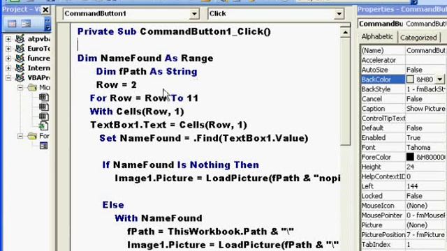 How to insert a picture in an image control on user form from an Excel worksheet смотреть онлайн