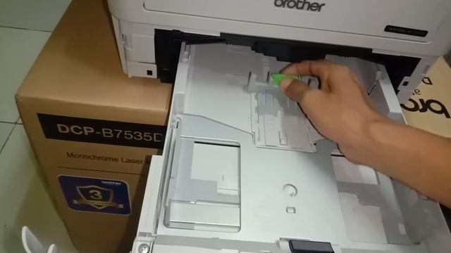 BROTHER DCP B7535DW (UNBOXING) смотреть онлайн