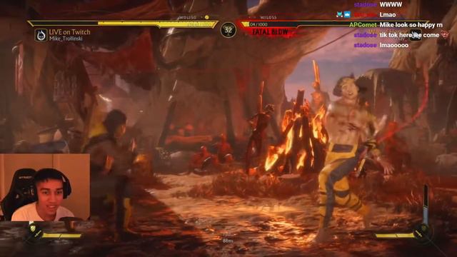 Mortal Kombat 11 but I can only win by letting the time run out смотреть онлайн