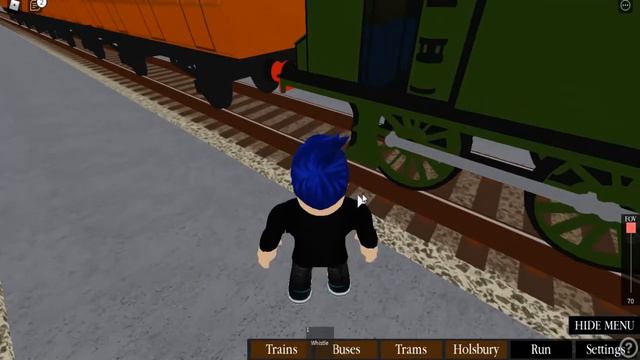 playing ROBLOX STEAM AGE and becoming a pro steam train driver смотреть онлайн