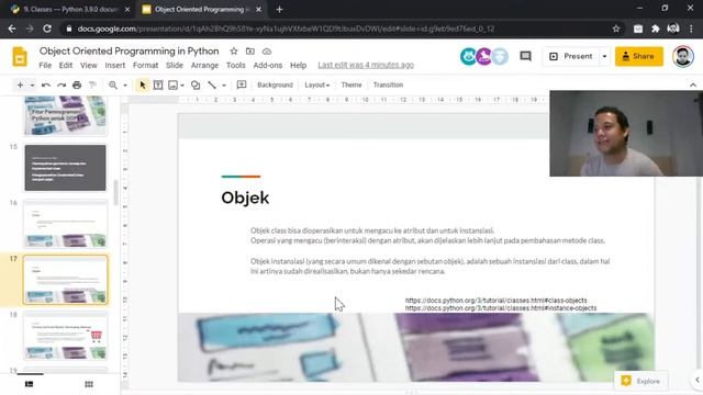 Pemrograman Berorientasi Objek (OOP) dengan Python: Class, Objek & Konstruktor смотреть онлайн