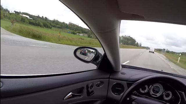 2005 Mercedes CLS 55 AMG 60 FPS POV/test drive acceleration смотреть онлайн