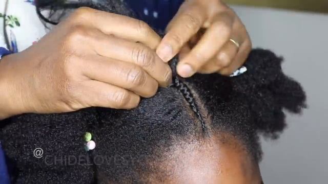 NATURAL HAIRSTYLE IN BOXBRAID CORNROWS смотреть онлайн