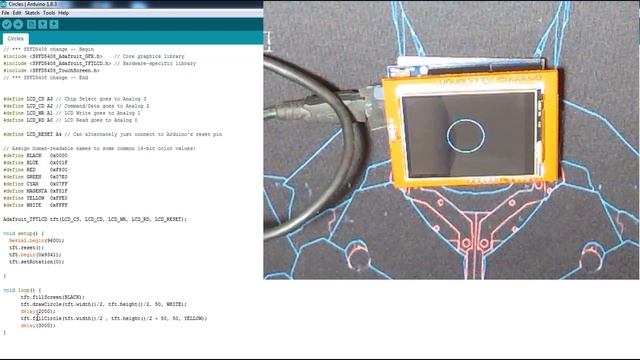TFT LCD 2.4" Touch screen shield tutorial for beginners смотреть онлайн