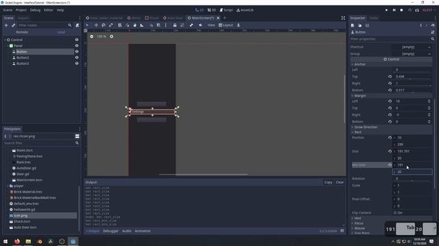 Godot 3.2 Absolute Beginners Tutorial | UI and Creating A Main Menu смотреть онлайн