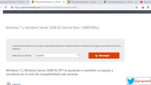 Como instalar Service Pack 1 en Windows 32 y 64 Bits смотреть онлайн