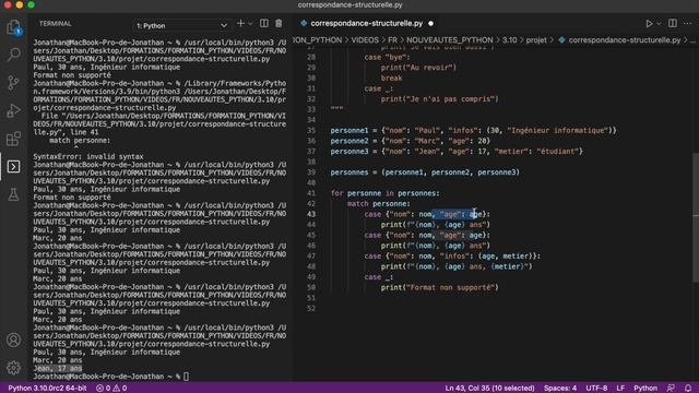 PYTHON 3.10 : LES NOUVEAUTÉS [TUTO PROGRAMMATION] смотреть онлайн