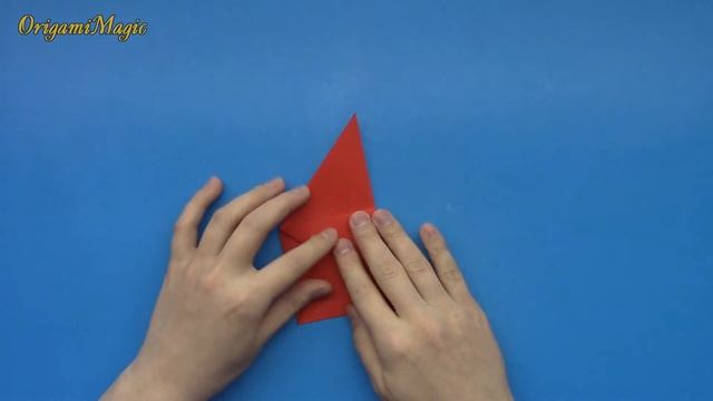 Как сделать Лису из бумаги своими руками | Оригами Мордочка Животного без клея смотреть онлайн