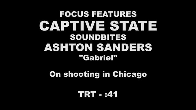 CAPTIVE STATE | On-set Interview with Ashton Sanders "Gabriel" смотреть онлайн