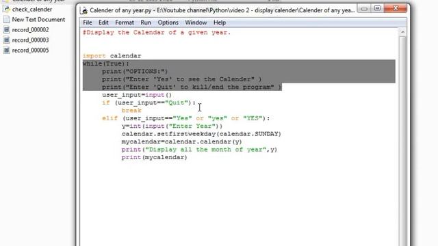 Python Calendar Module - Python Programming Tutorial for Beginners 2020 смотреть онлайн