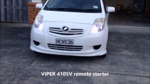 Toyota vitz 2006 with remote starter
