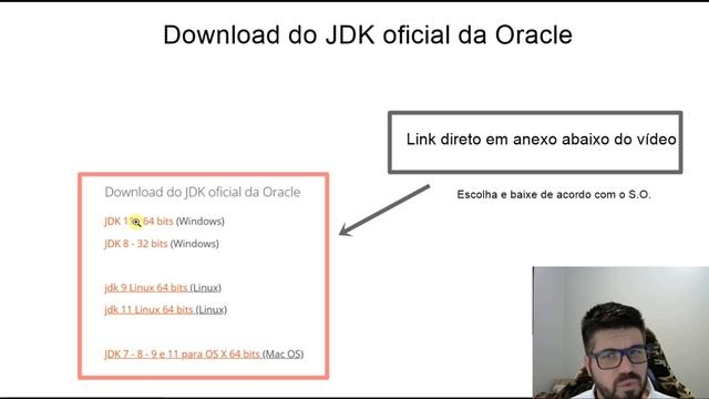 Curso de Java #7 - Download do JDK oficial da Oracle - Parte 1 смотреть онлайн