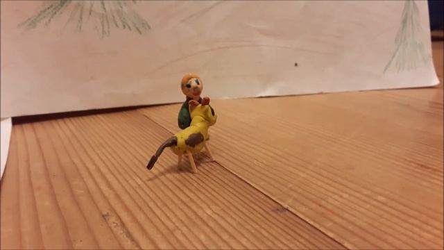 Пластилиновое видео Сказка Бычок Смоляной Бочок. Рассказывает Юрик (7 лет) смотреть онлайн