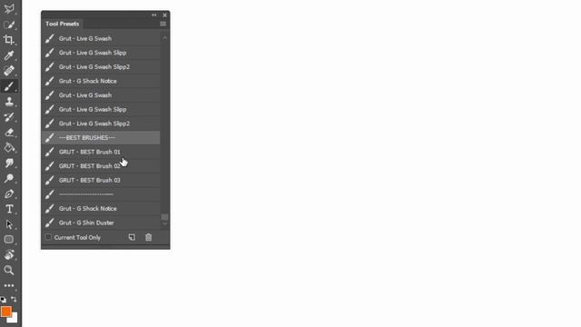 How to organise Tool Presets (TPL) in Photoshop смотреть онлайн