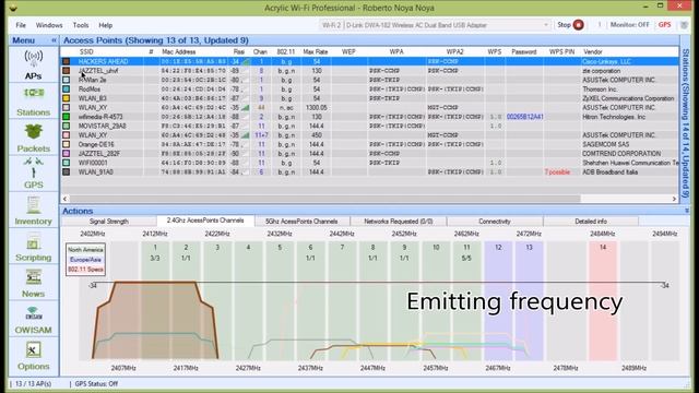 Free WiFi Scanner and channel scanner for Windows (WLAN Scanner) смотреть онлайн