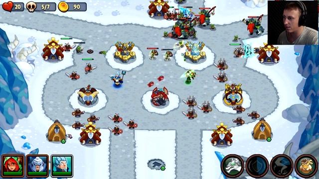 Realm Defense ● Прохождение #30 ● Вечная Мерзлота [Игры на андроид] смотреть онлайн