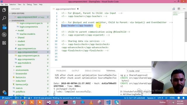 Data Sharing Between Angular Components - Angular 6 смотреть онлайн