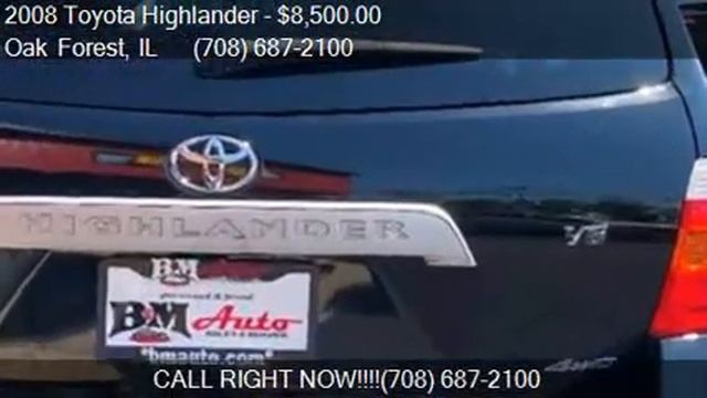 2008 Toyota Highlander Base AWD 4dr SUV for sale in Oak Fore смотреть онлайн