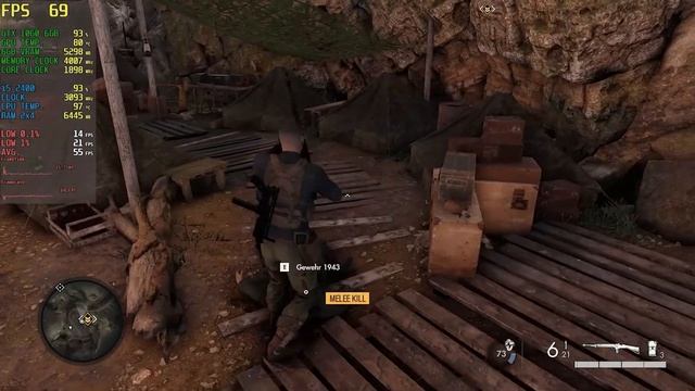 GTX 1060 6GB +i5 2400 Sniper Elite 5 900P HIGH смотреть онлайн