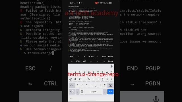how to change termux repo смотреть онлайн