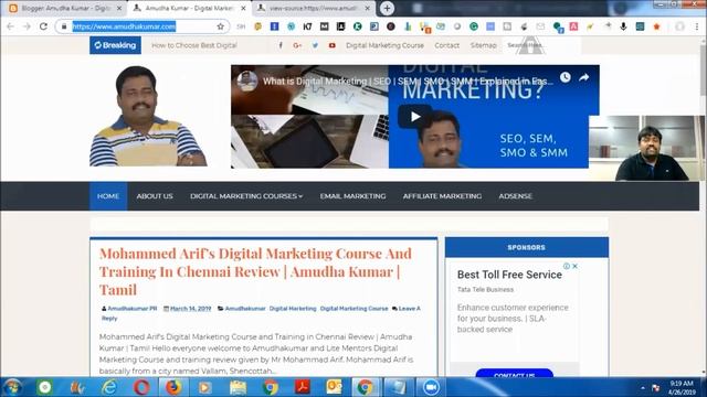 How to Add Social Media Profiles to Google My Business SERP | Digital Marketing in Tamil смотреть онлайн