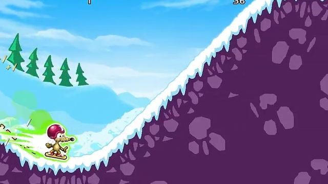RAT ON A SNOWBOARD - iDevice promo [Donut Games] смотреть онлайн