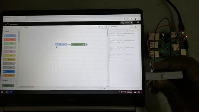 NodeRED RPi Push Button смотреть онлайн