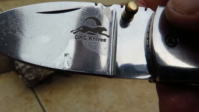 DKC-43-SW-440c Thumb Snakewood 440c Stainless Steel Folding Knife смотреть онлайн