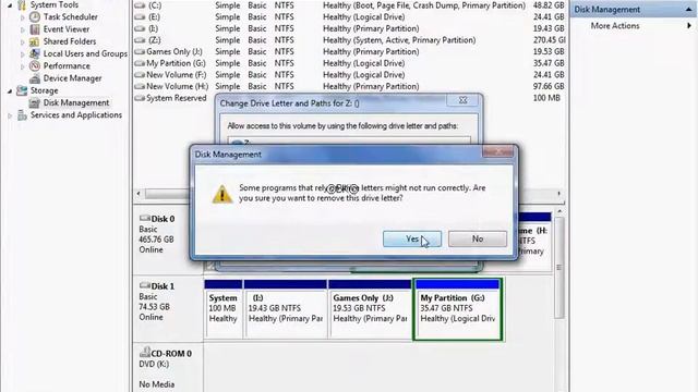 How To Hide/Un-hide A Hard Disk Partition/Volume In Windows 7 смотреть онлайн