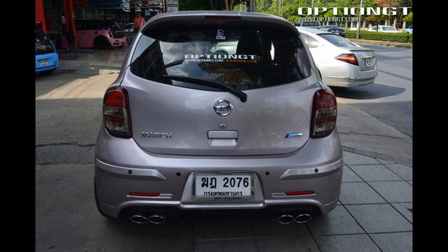 ชุดแต่ง Nissan March 2012 ทรง หน้า Bentley ข้าง,หลัง k brake смотреть онлайн