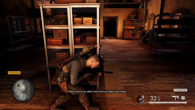 Mission 4 HOW TO Kill Ehrlich with Rat Bomb | Sniper Elite 5 смотреть онлайн
