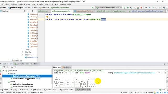 23、分布式组件 SpringCloud Alibaba Nacos配置中心 简单示例 смотреть онлайн