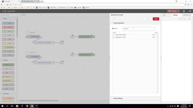 Node-Red : Using Link Node in Windows смотреть онлайн