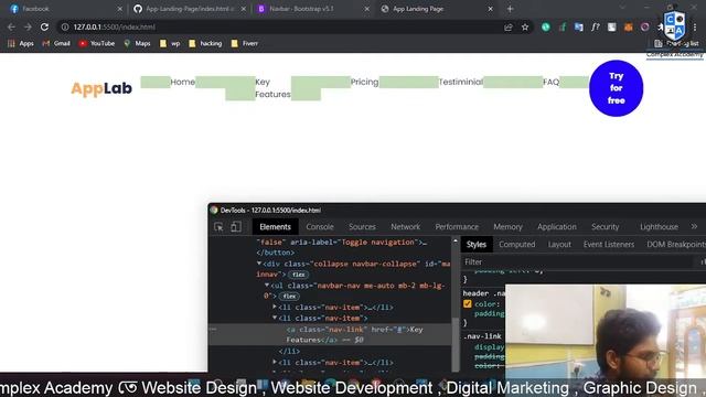 PSD to HTML using Bootstrap bangla tutorial | App Landing page web design tutorial 2022 | Part 1 смотреть онлайн