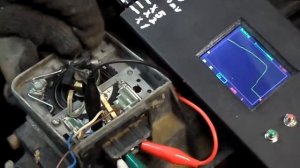 Проверка ДМРВ лопата осциллографом DSO138