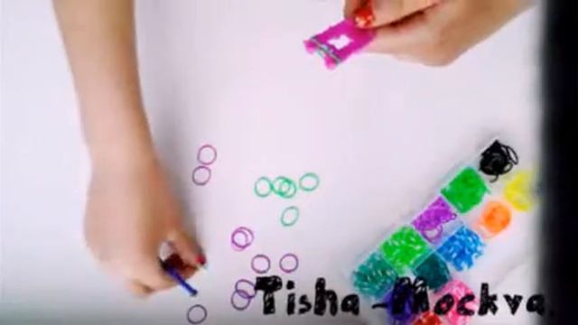 Как сделать браслет из резинок! смотреть онлайн
