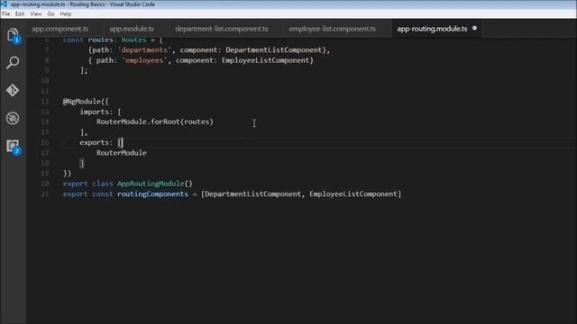 Angular 2 Tutorial - 32 - Routing Module смотреть онлайн