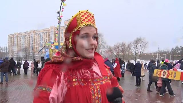Масленичные гулянья в Пущине смотреть онлайн
