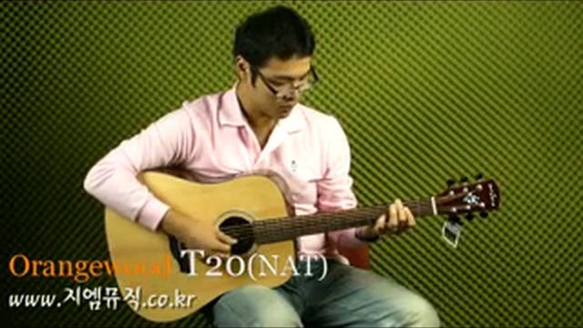 GMMUSIC - play Orangewood folkguitar T20 смотреть онлайн