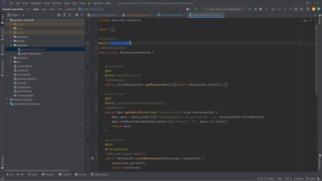 Part 6 - Quarkus application with keycloak for Authentication and Authorization in application prop смотреть онлайн